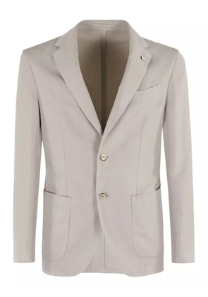l.b.m. two-button tailored blazer - Neutrals