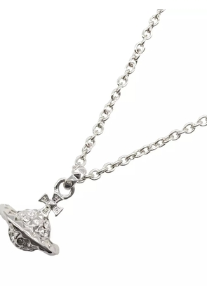 Vivienne Westwood Pre-Owned 2020s Orb-pendant Necklace - Silver