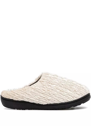 SUBU textured velvet mules - Neutrals