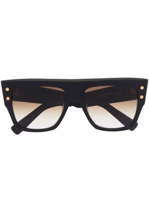 Balmain Eyewear B-I square-frame sunglasses - Blue