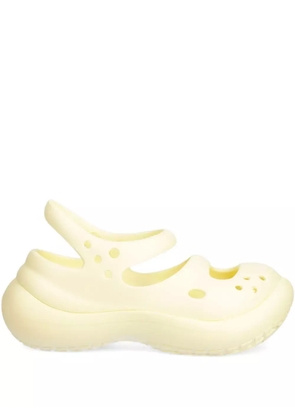 Crocs perforated Mary Jane sandals - Yellow