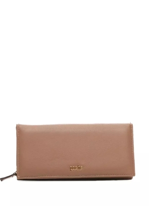 Poche Paris leather wallet - Neutrals