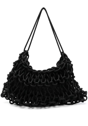 Alienina Nadia interwoven shoulder bag - Black