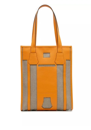 Hermès Pre-Owned 2015-2025 Evergrain and Toile Petit H Bell tote bag - Brown