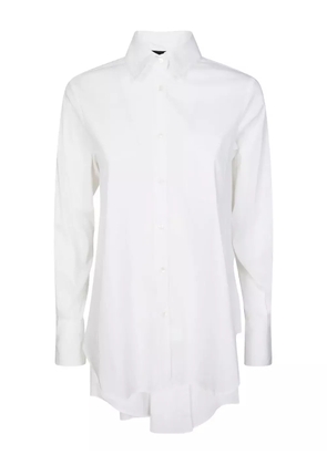 F.It side-slit shirt - White