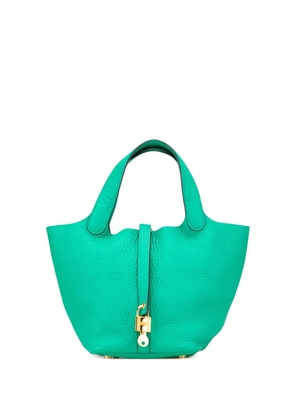 Hermès Pre-Owned 2021 Clemence Picotin Lock 18 handbag - Green