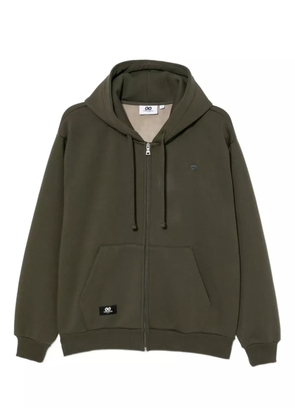 CHOCOOLATE logo-embroidered hoodie - Green