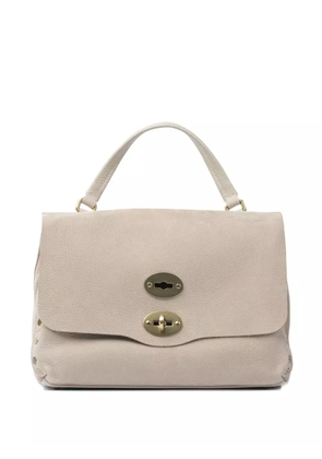 Zanellato studded-detail turn-lock tote bag - Grey