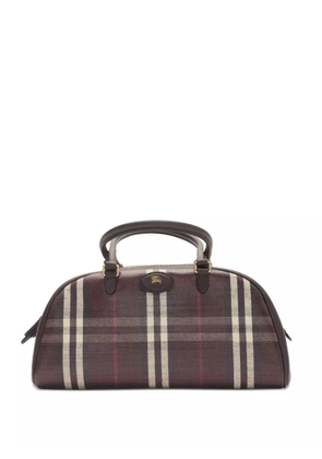 Burberry Highlands check-pattern bowling bag - Brown