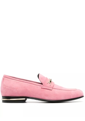 Bally Suisse suede loafers - Pink