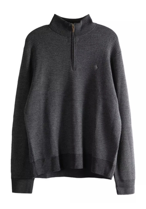 Polo Ralph Lauren zip mock-neck knitwear - Grey