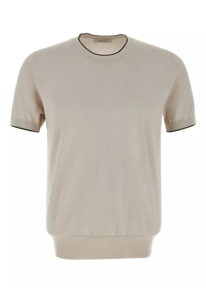 Kangra ribbed crew-neck T-shirt - Neutrals