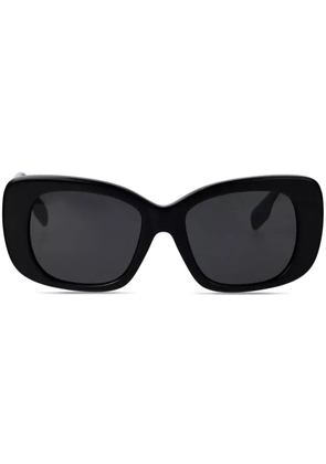 Burberry Eyewear logo oversized sunglasses - Black