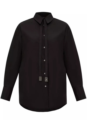 Fabiana Filippi tie-embellished shirt - Black
