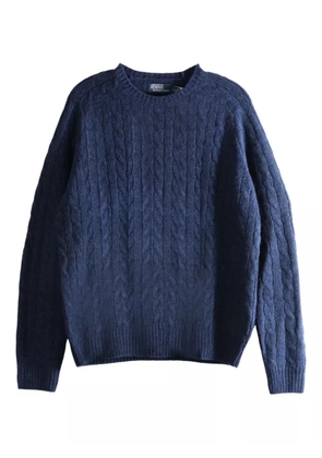 Polo Ralph Lauren cable-knit elbow patch sweater - Blue