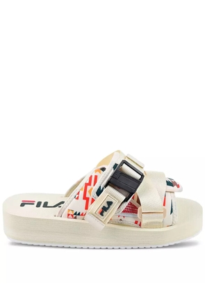 Fila Sol V2 'Gardenia/June Bug/Adobe' slides - White