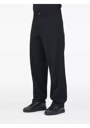 SELECTED button fly trousers - Black