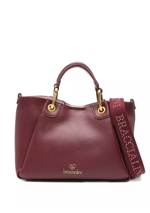 Braccialini logo-appliqué tote bag - Red