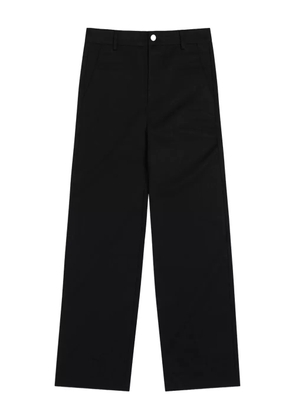 KROST cotton trousers - Black