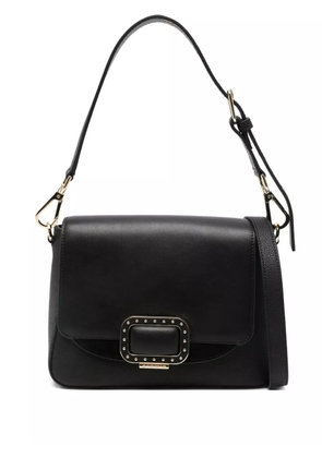 cromia buckle-detail shoulder bag - Black