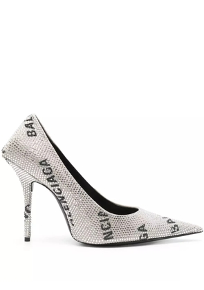 Balenciaga Pre-Owned 110mm Square Knife pumps - Neutrals