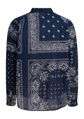 KAPITAL paisley-print shirt - Blue