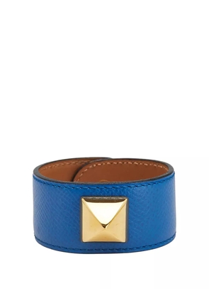 Hermès Pre-Owned 1996-2014 Leather Medor Bracelet costume bracelet - Blue
