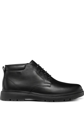 Geox lace-up leather boots - Black