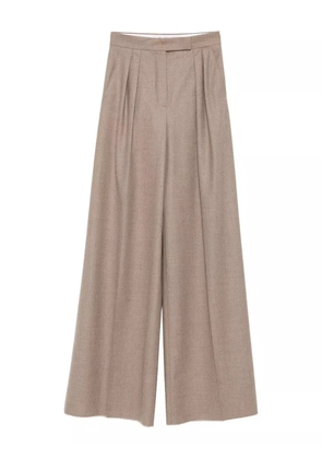 Max Mara pleated-front cashmere trousers - Neutrals
