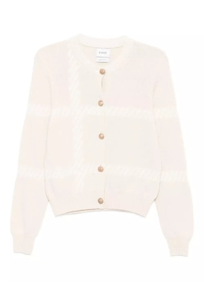 Barrie Intarsia Boucle cardigan - Neutrals
