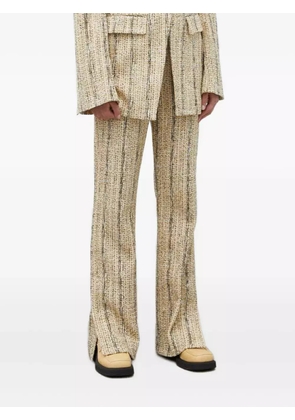 Day Birger Et Mikkelsen slit-detailed tweed trousers - Neutrals