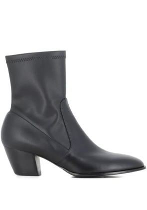 Sergio Levantesi 60mm block-heel ankle boots - Black