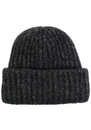 Sunflower mélange-effect beanie hat - Grey