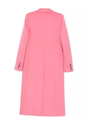 Manuel Ritz buttoned wool-blend coat - Pink