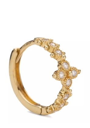 DE JAEGHER 18kt yellow gold Mini Darling Flower diamond earrings