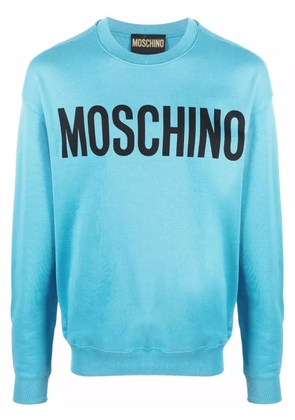 Moschino logo-print sweatshirt - Blue