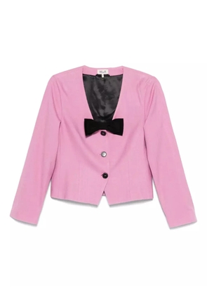 Baum Und Pferdgarten bow-detailing jacket - Pink