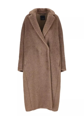 'S Max Mara shawl-lapel coat - Brown