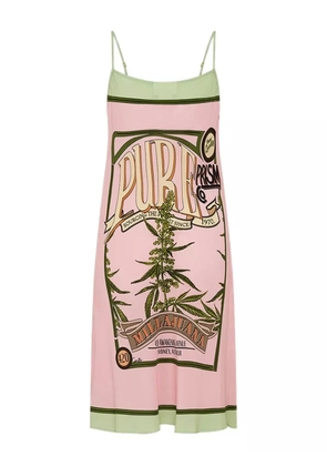 Camilla Lets Chase Rainbows mini dress - Pink