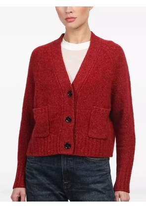 Allude V-neck cashmere cardigan - Red