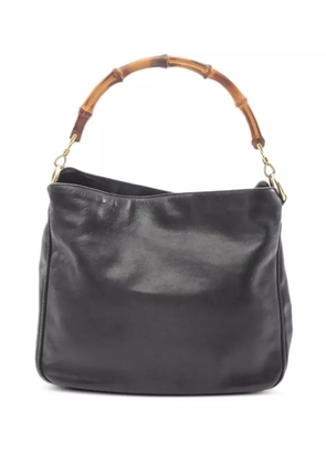 Gucci Pre-Owned Bamboo leather handbag - Black