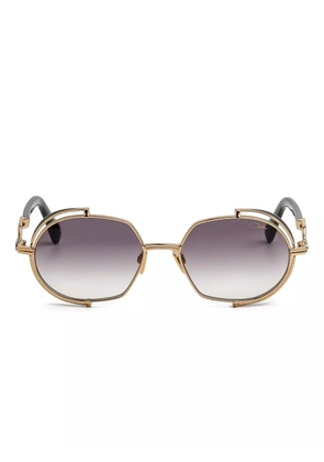 Cazal oval-frame sunglasses - Gold