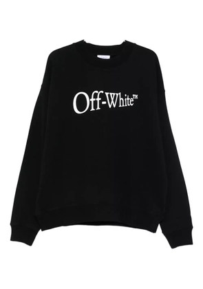 Off-White logo-print sweatshirt - Black