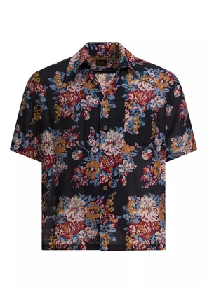 KAPITAL floral pocket shirt - Black