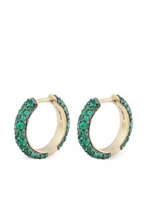Lucy Delius Jewellery 14kt yellow gold Chubby emerald earrings