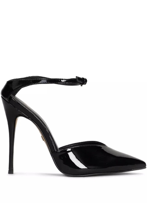 CARRANO 115mm leather mules - Black