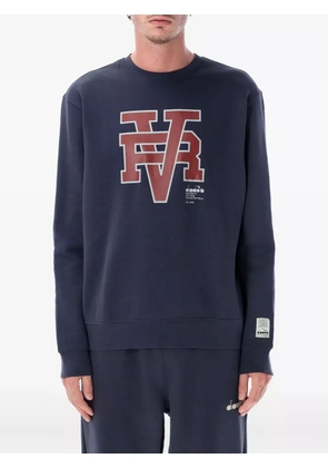 Diadora Valley graphic-print sweatshirt - Blue