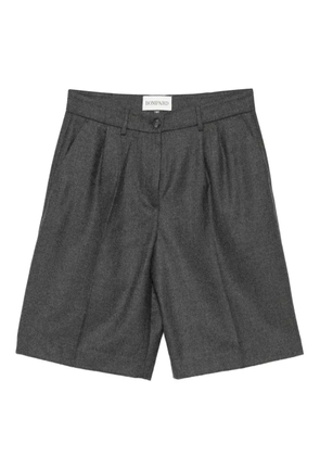 BOMPARD pleated side-pockets shorts - Grey