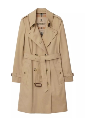 Burberry belted double-breasted trench coat - Neutrals