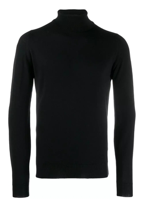 John Smedley turtleneck wool sweater - Black